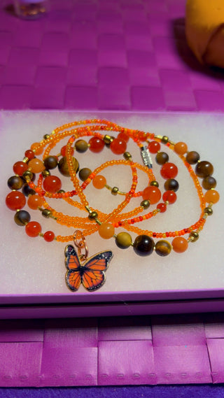 #queenjordiiswaistbeads for the Abundant Queen 🦋🌻