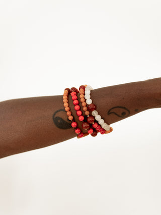 Sacral Chakra Bracelet Stack