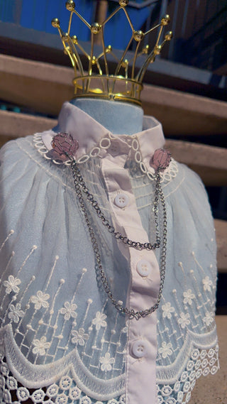 Rose Quartz Collar Chain