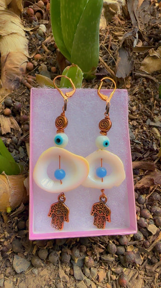 Angelite Protection Earrings