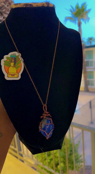 Lapis Lazuli & Copper Necklace
