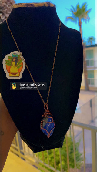 Lapis Lazuli & Copper Necklace