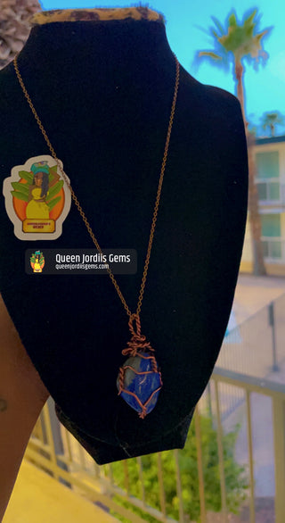 Lapis Lazuli & Copper Necklace