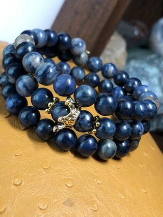 King’s Sodalite Wrap Bracelet