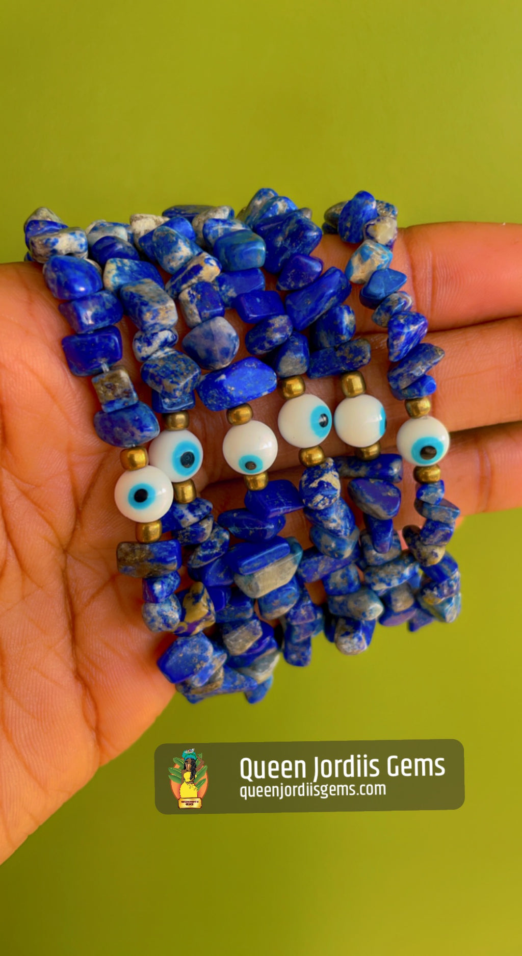 Lapis Lazuli Goddess Bracelet