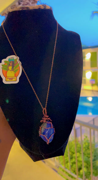 Lapis Lazuli & Copper Necklace