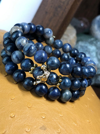 King’s Sodalite Wrap Bracelet