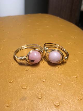 Cherry Blossom Jasper Ring