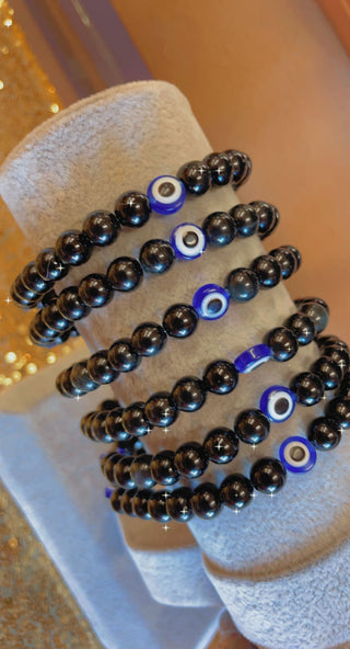 Black Agate Protection Bracelet