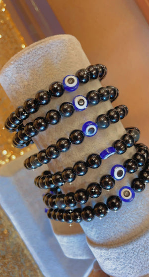 Black Agate Protection Bracelet