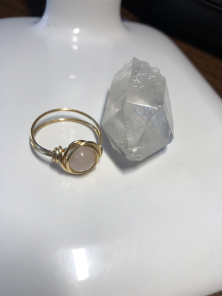 Rose Quartz Ring