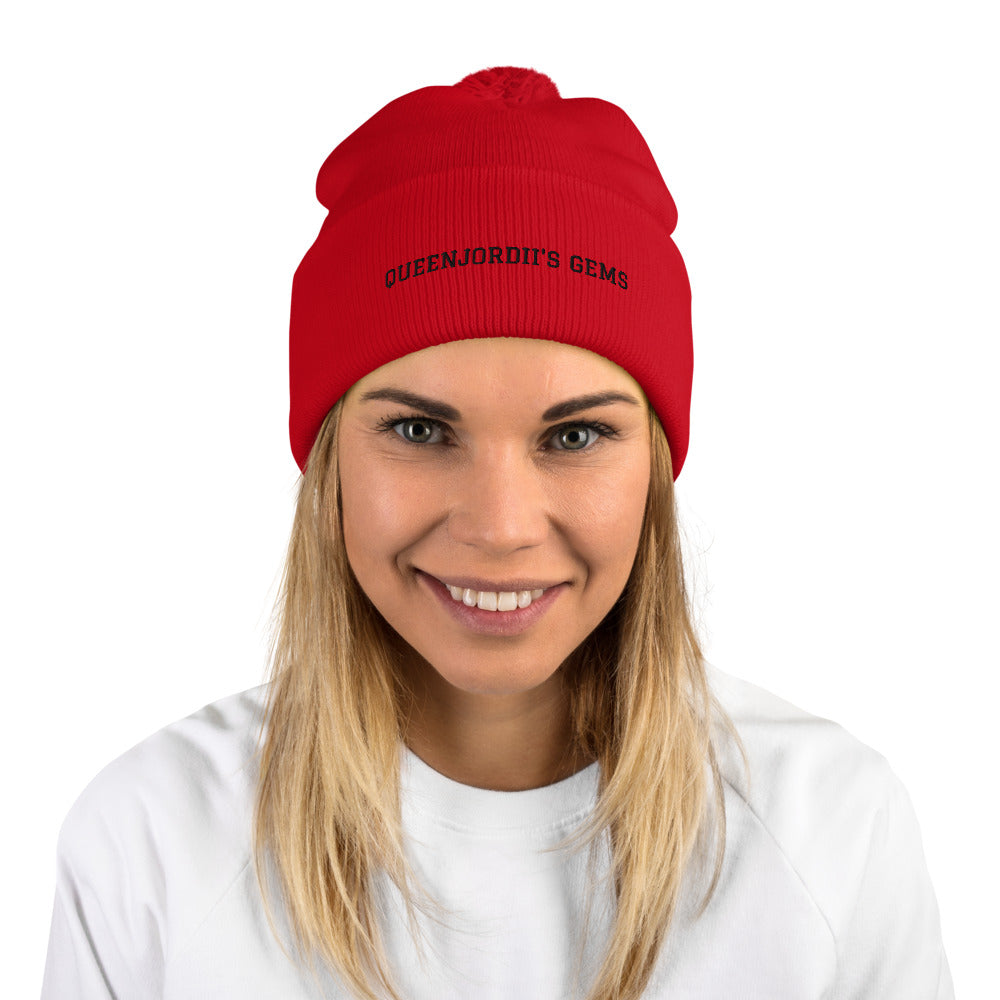 QJG Pom-Pom Beanie
